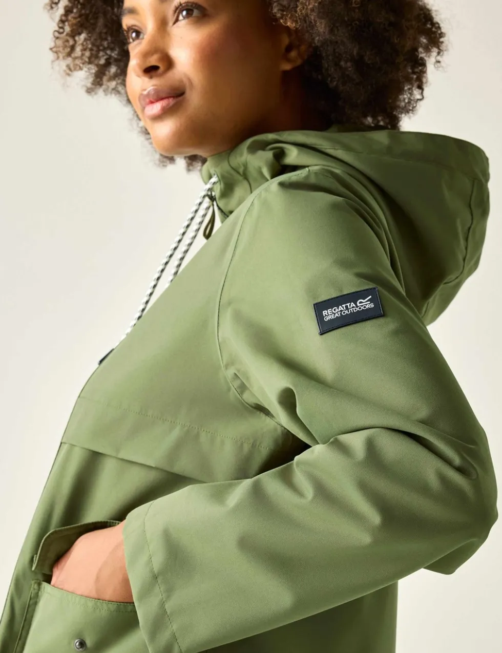 Orlea Oversized Hooded Rain Jacket