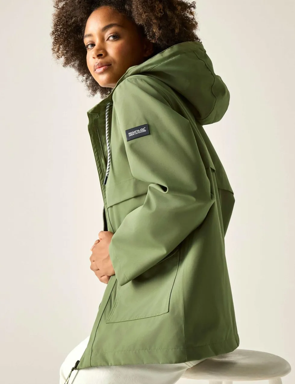 Orlea Oversized Hooded Rain Jacket