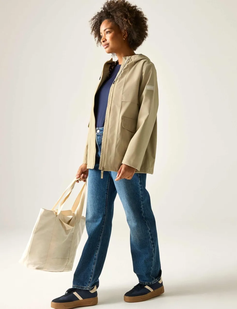 Orlea Oversized Hooded Rain Jacket