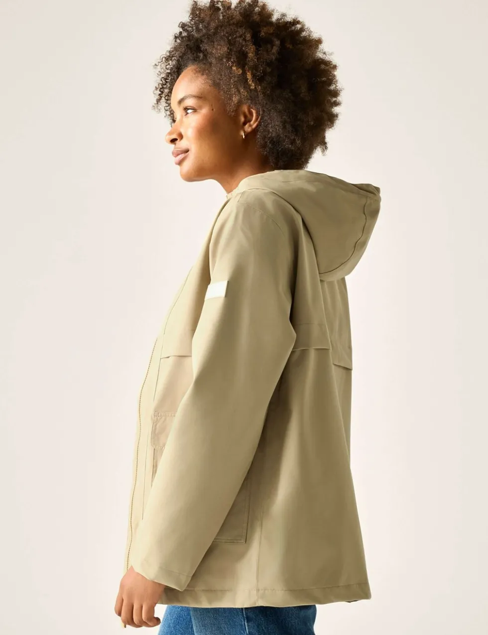 Orlea Oversized Hooded Rain Jacket