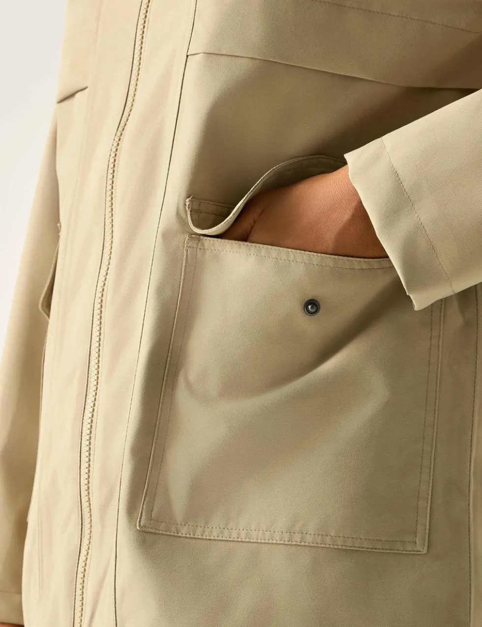 Orlea Oversized Hooded Rain Jacket