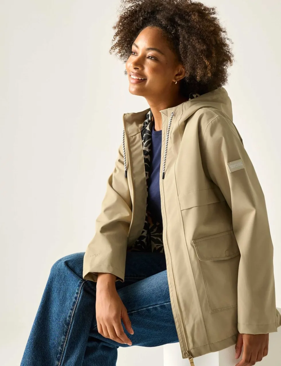 Orlea Oversized Hooded Rain Jacket