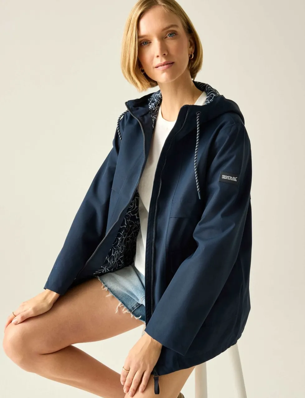 Orlea Oversized Hooded Rain Jacket