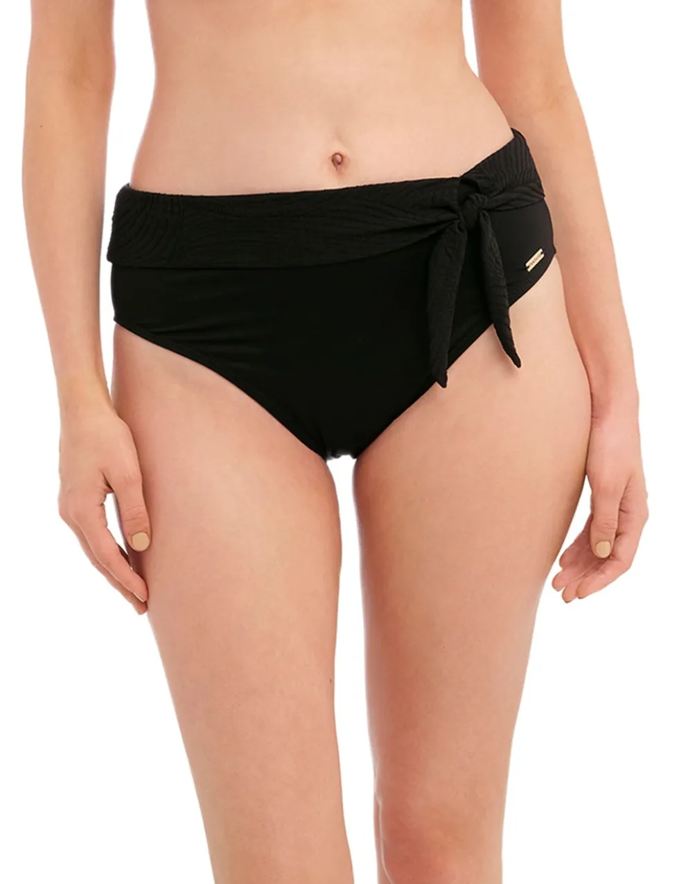 Ottawa Textured High Waisted Bikini Bottoms