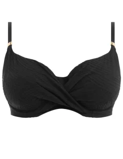 Ottawa Wired Wrap Scoop Neck Bikini Top (D-H)