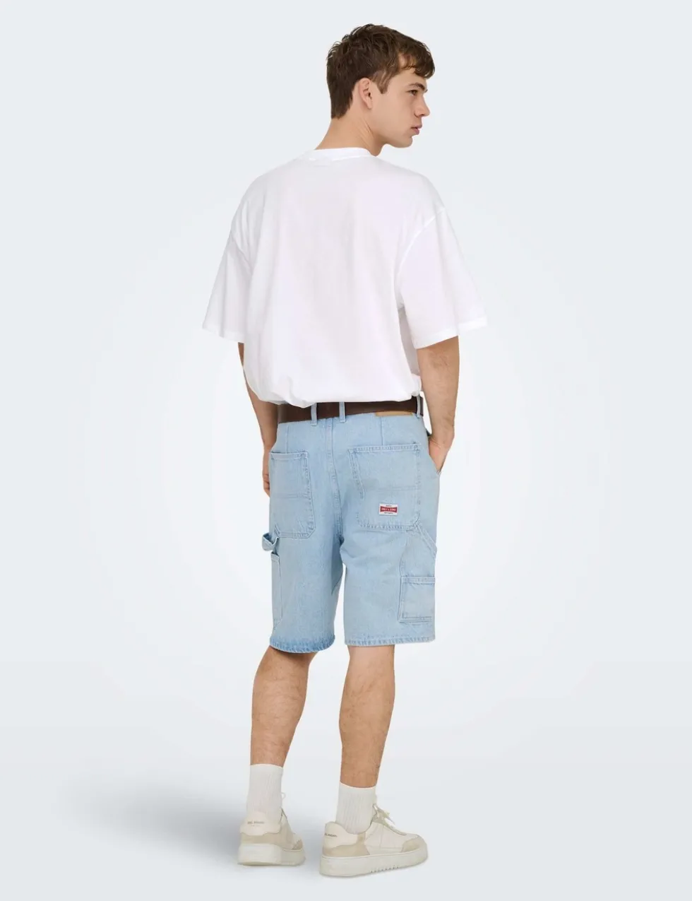 Oversized Pure Cotton Crew Neck T-Shirt