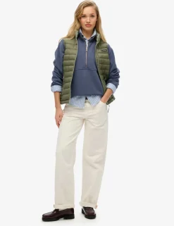 Padded High Neck Gilet