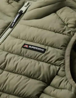Padded High Neck Gilet