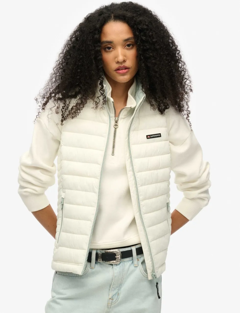 Padded High Neck Gilet