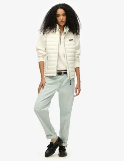 Padded High Neck Gilet