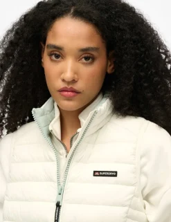 Padded High Neck Gilet
