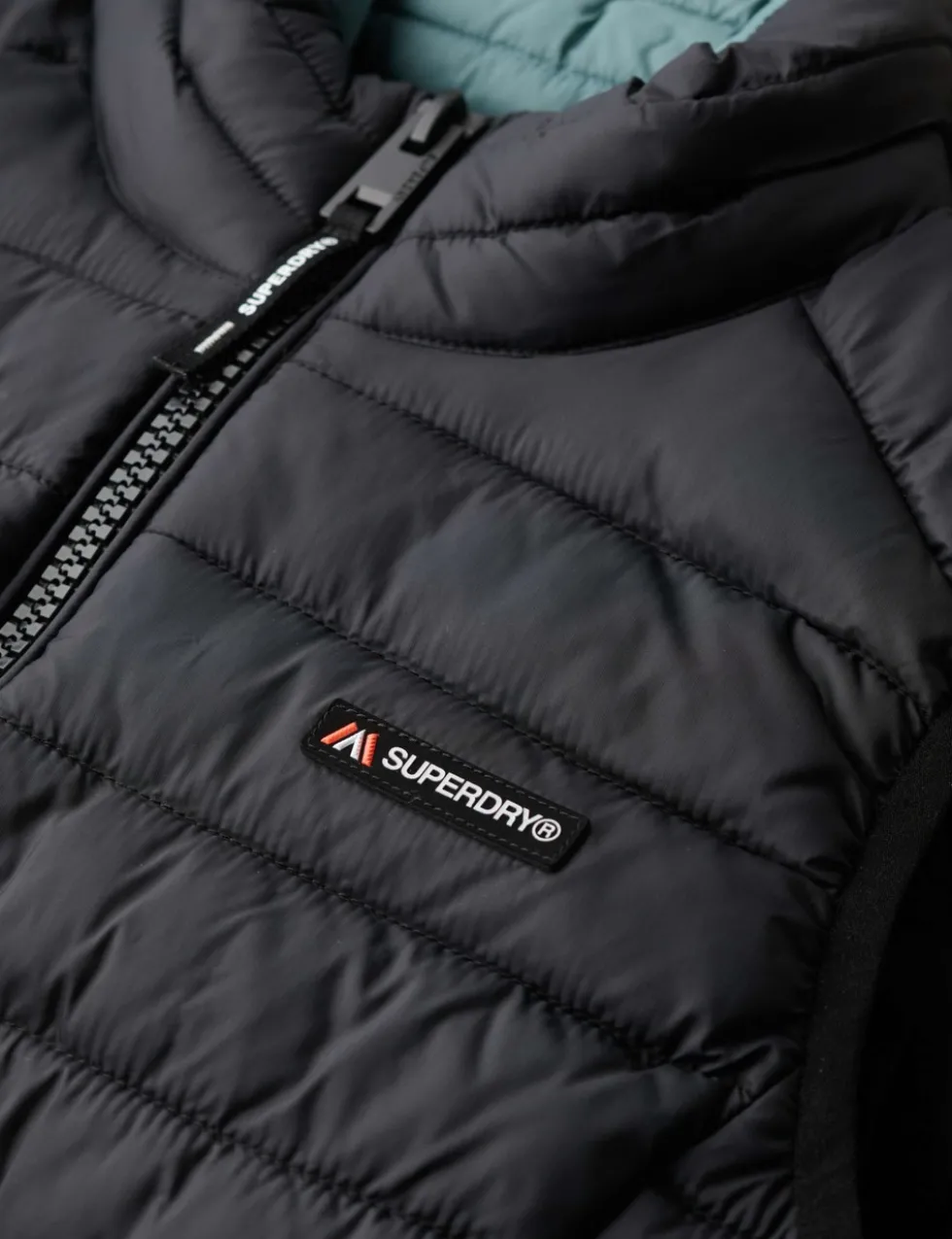 Padded High Neck Gilet