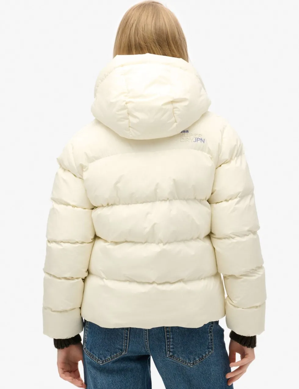 Padded Hooded High Neck Puffer Jacket