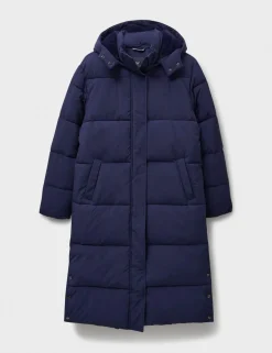 Padded Hooded Longline Puffer Coat