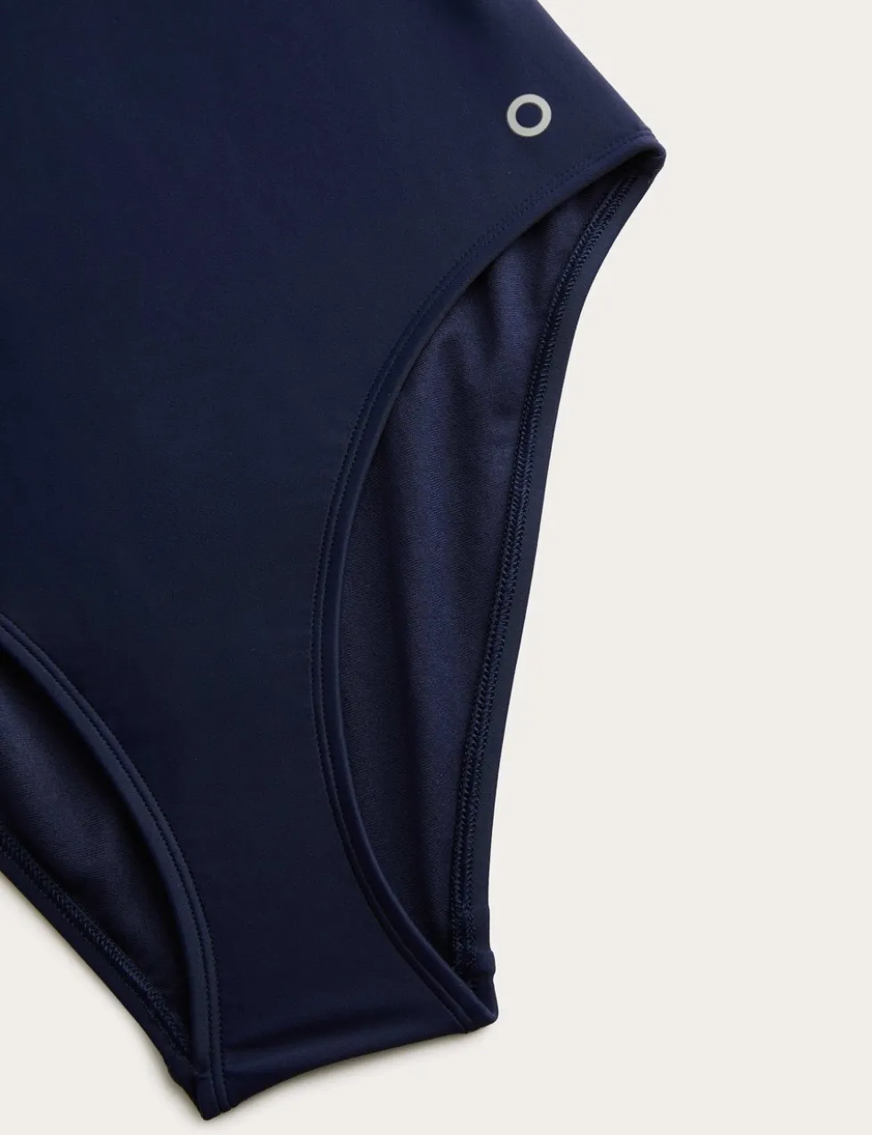 Padded Laser Cut Racer Back Swimsuit
