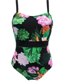 Palermo Floral Panelled Square Neck Swimsuit