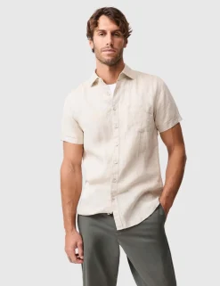 Palm Beach Slim Fit Pure Linen Shirt