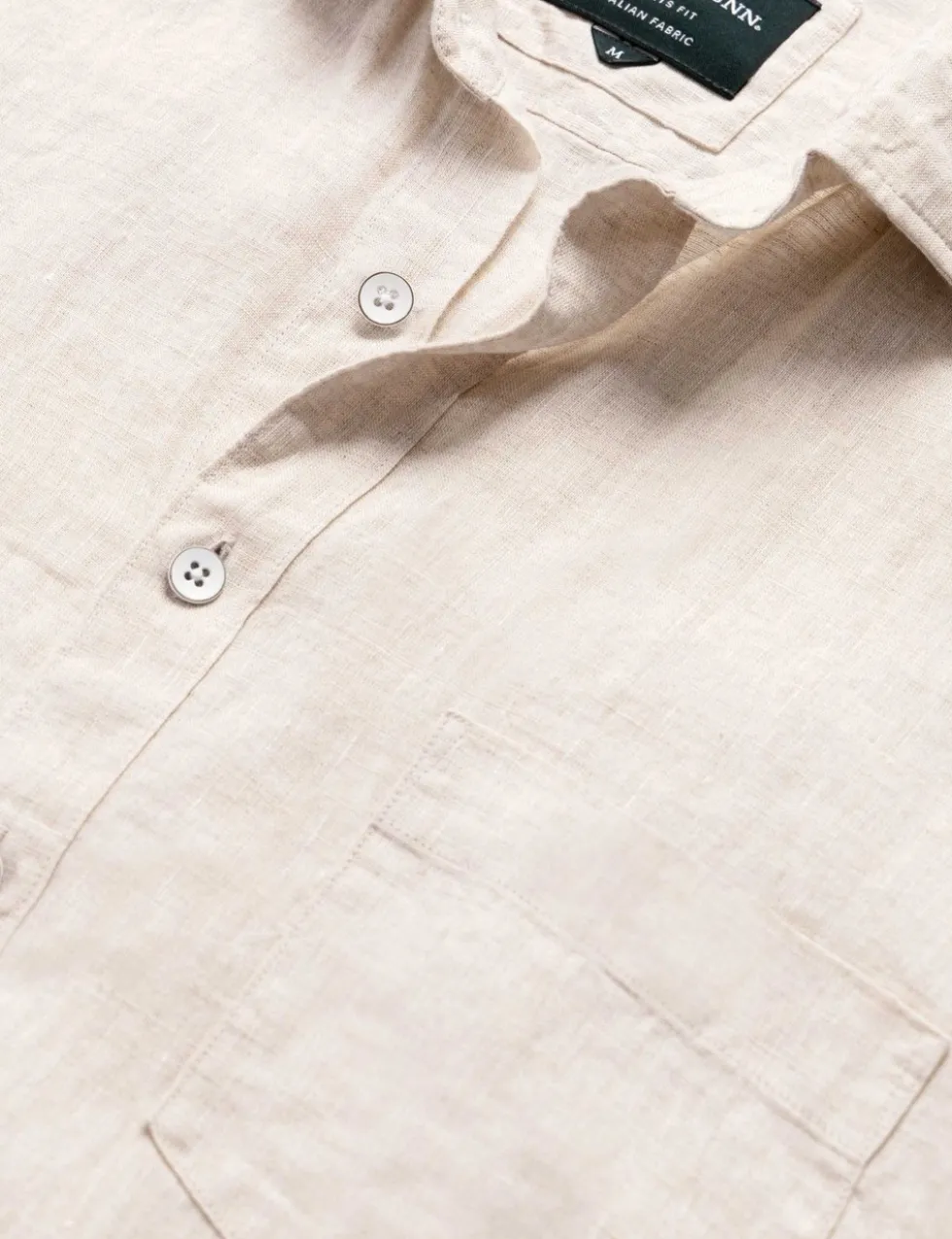 Palm Beach Slim Fit Pure Linen Shirt
