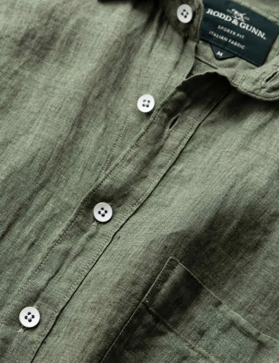 Palm Beach Slim Fit Pure Linen Shirt