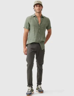 Palm Beach Slim Fit Pure Linen Shirt