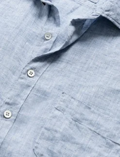 Palm Beach Slim Fit Pure Linen Shirt