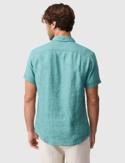 Palm Beach Slim Fit Pure Linen Shirt