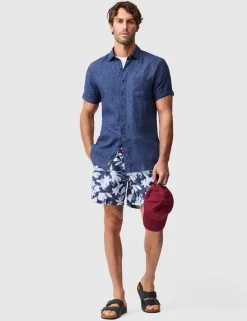 Palm Beach Slim Fit Pure Linen Shirt