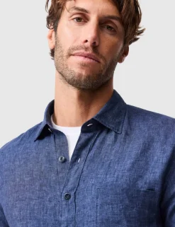 Palm Beach Slim Fit Pure Linen Shirt