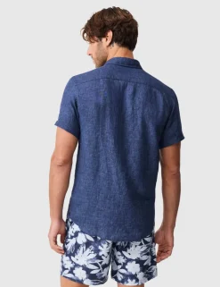 Palm Beach Slim Fit Pure Linen Shirt