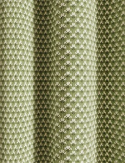 Palm Geo Lined Eyelet Curtains