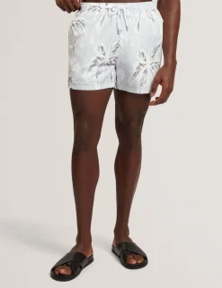 Palm Print Swim Shorts