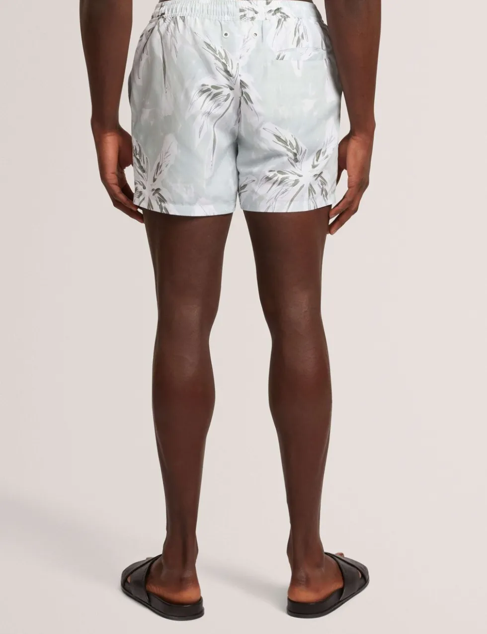 Palm Print Swim Shorts