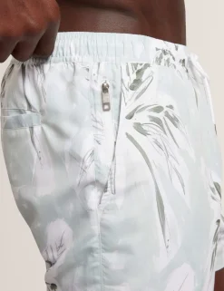 Palm Print Swim Shorts
