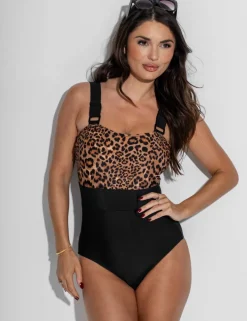 Palm Springs Tummy Control Leopard Swimsuit