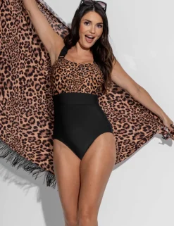 Palm Springs Tummy Control Leopard Swimsuit