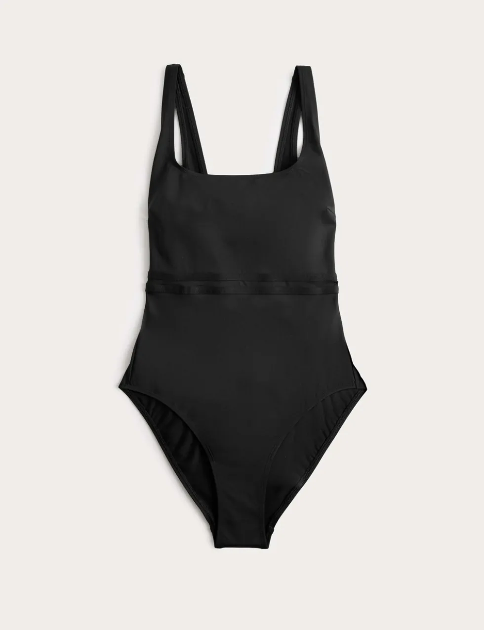 Panelled Sculpt Scoop Neck Swimsuit