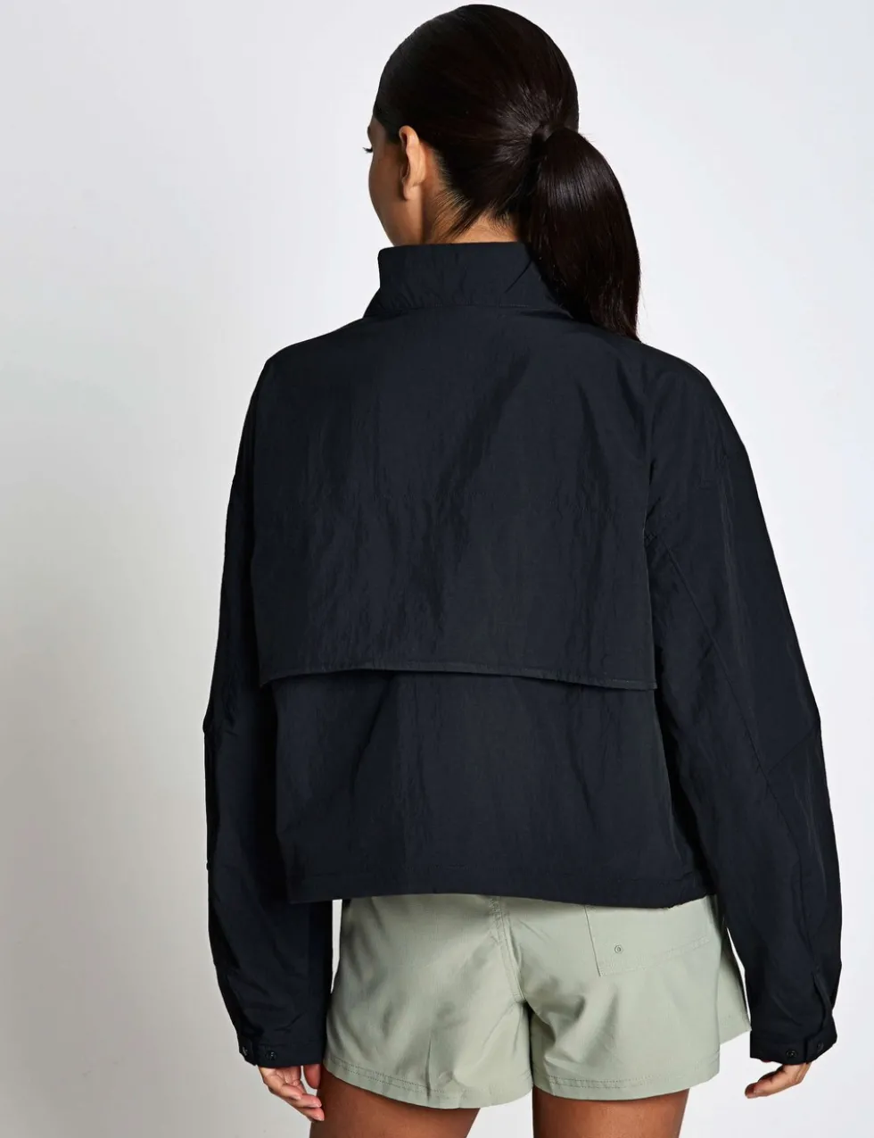 Paracutie™ Zip Up Cropped Windbreaker Jacket