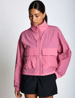 Paracutie™ Zip Up Cropped Windbreaker Jacket