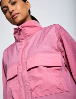 Paracutie™ Zip Up Cropped Windbreaker Jacket
