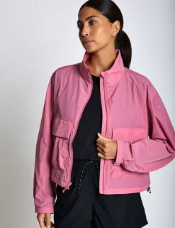 Paracutie™ Zip Up Cropped Windbreaker Jacket