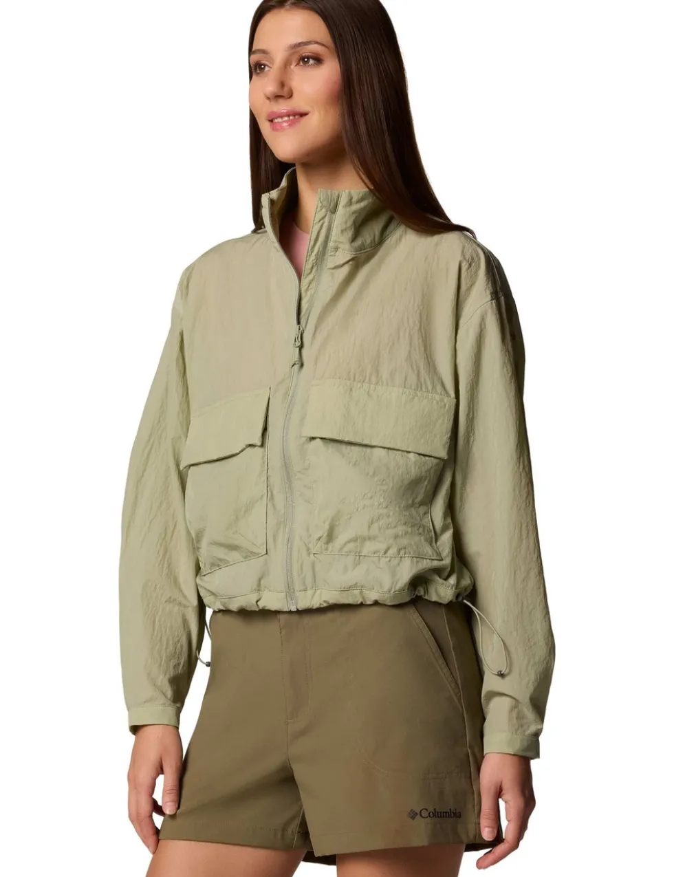 Paracutie™ Zip Up Cropped Windbreaker Jacket