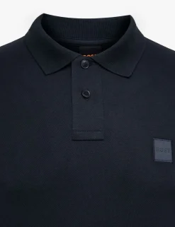 Passerby Cotton Rich Long Sleeve Polo Shirt