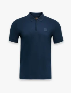 Passerzip Cotton Rich Half Zip Polo Shirt