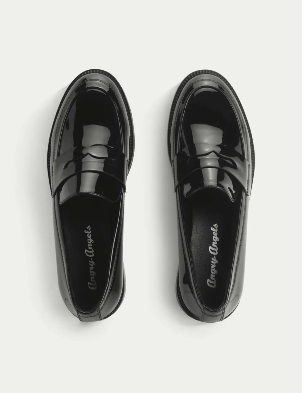 Patent Leather School Shoes (3½ Large - 7 Large)