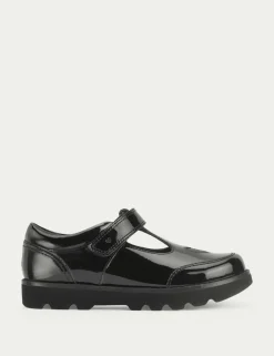 Patent Riptape School Shoes (9 Small - 3 Large)