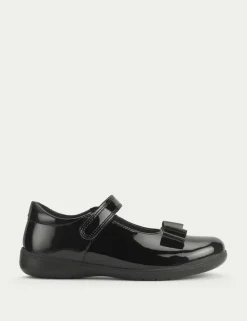 Patent Riptape School Shoes (9 Small - 3 Large)