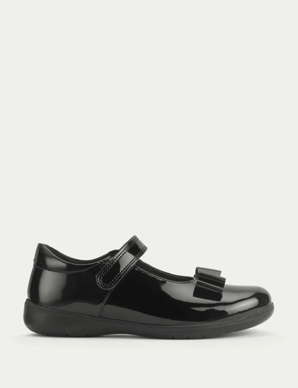 Patent Riptape School Shoes (9 Small - 3 Large)