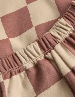 2pc Checked Sweatshirt & Joggers Outfit (0-6 Yrs)