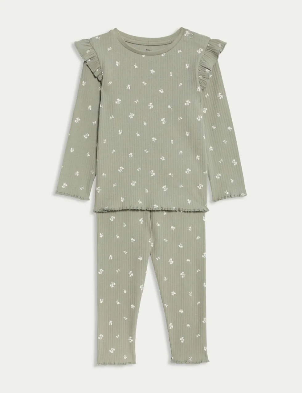 2pc Cotton Rich Ditsy Top & Bottom Outfit (0-6 Yrs)