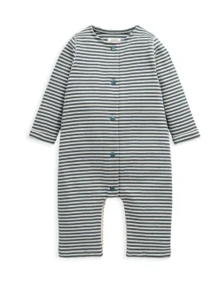 2pc Cotton Rich Gilet & Romper Set (0-12 Mths)